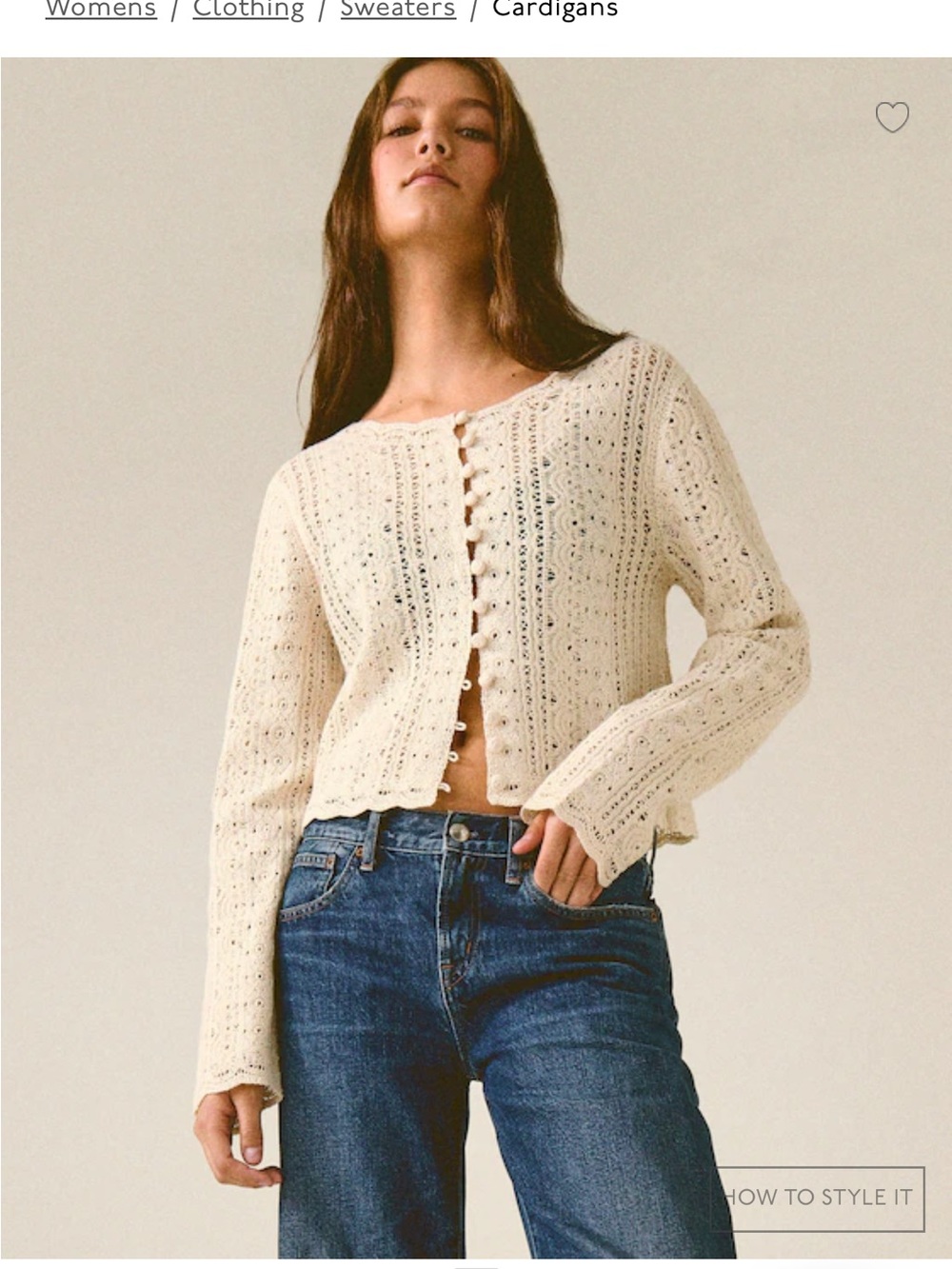 NWT! Madewell Open-Knit Lace Cardigan - Retail $168 - Picture 6 of 11